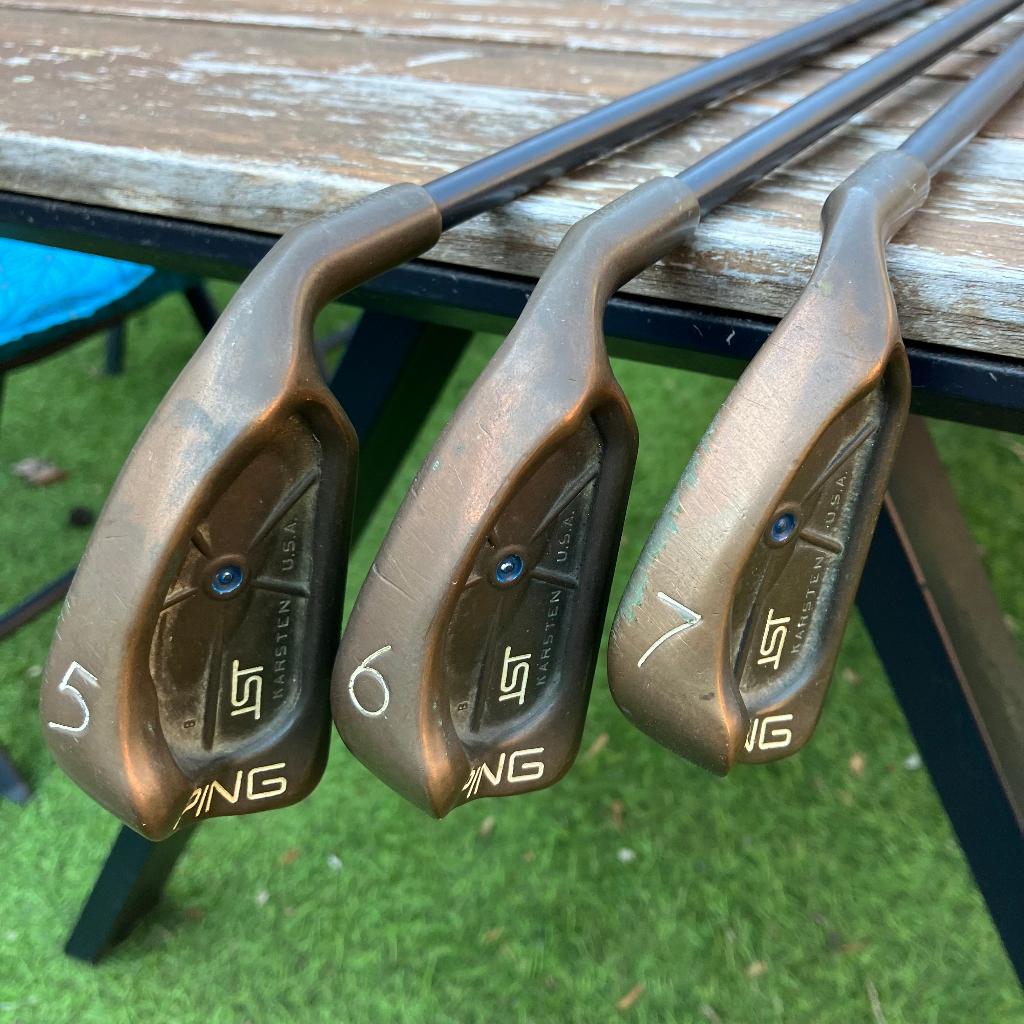 Ping ISI blue dot (BeCu) ijzerset 5 t/m 7 RH heren, Set, Gebruikt, -, -