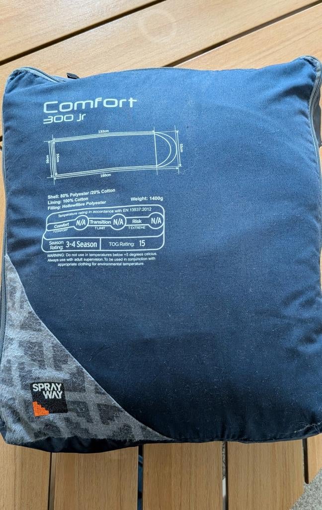 Sprayway Comfort 300 Jr Slaapzak - katoen. (2 stuks), Ophalen of Verzenden, Zo goed als nieuw