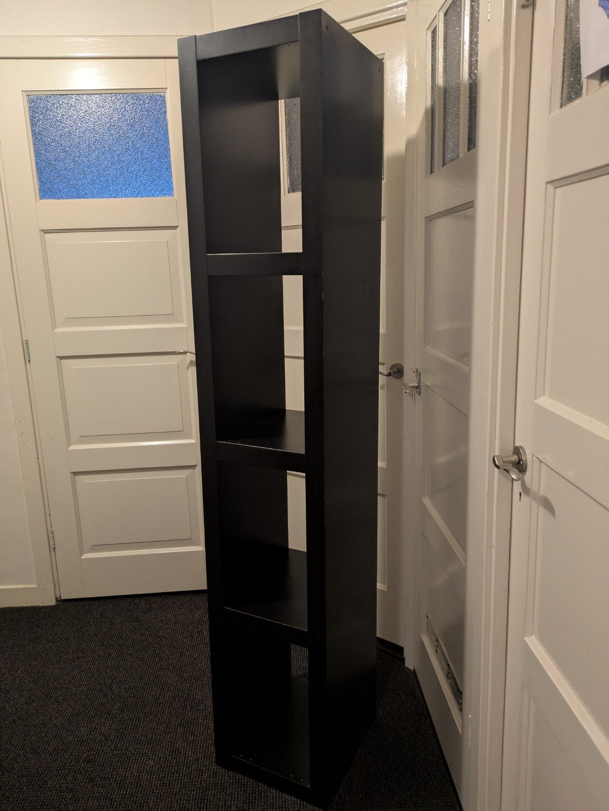 Ikea kast zwart serie Lack, Ophalen, 25 tot 50 cm, Minder dan 50 cm, 150 tot 200 cm