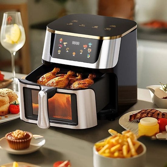 Airfryer - XXL – Heteluchtfriteuse – 2400W/2800W, Corvance B.V., Verzenden, Nieuw, Corvancebol@gmail.com