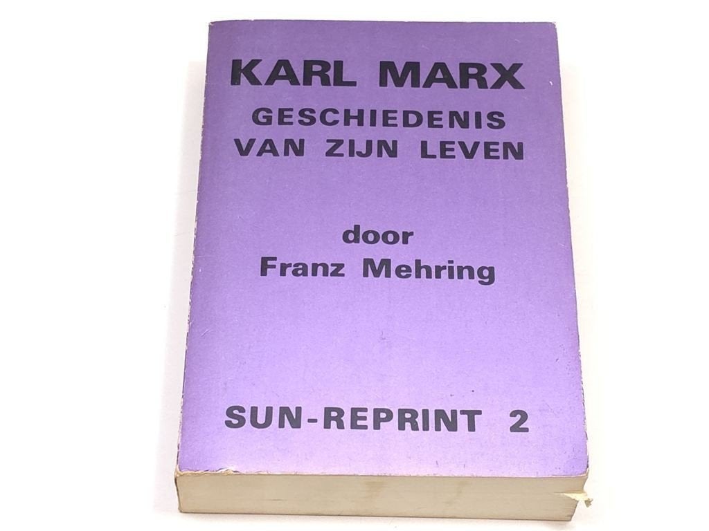 Karl Marx — Biografie Mehring, SUN Reprint 1975, Boeken, Ophalen of Verzenden, Gelezen