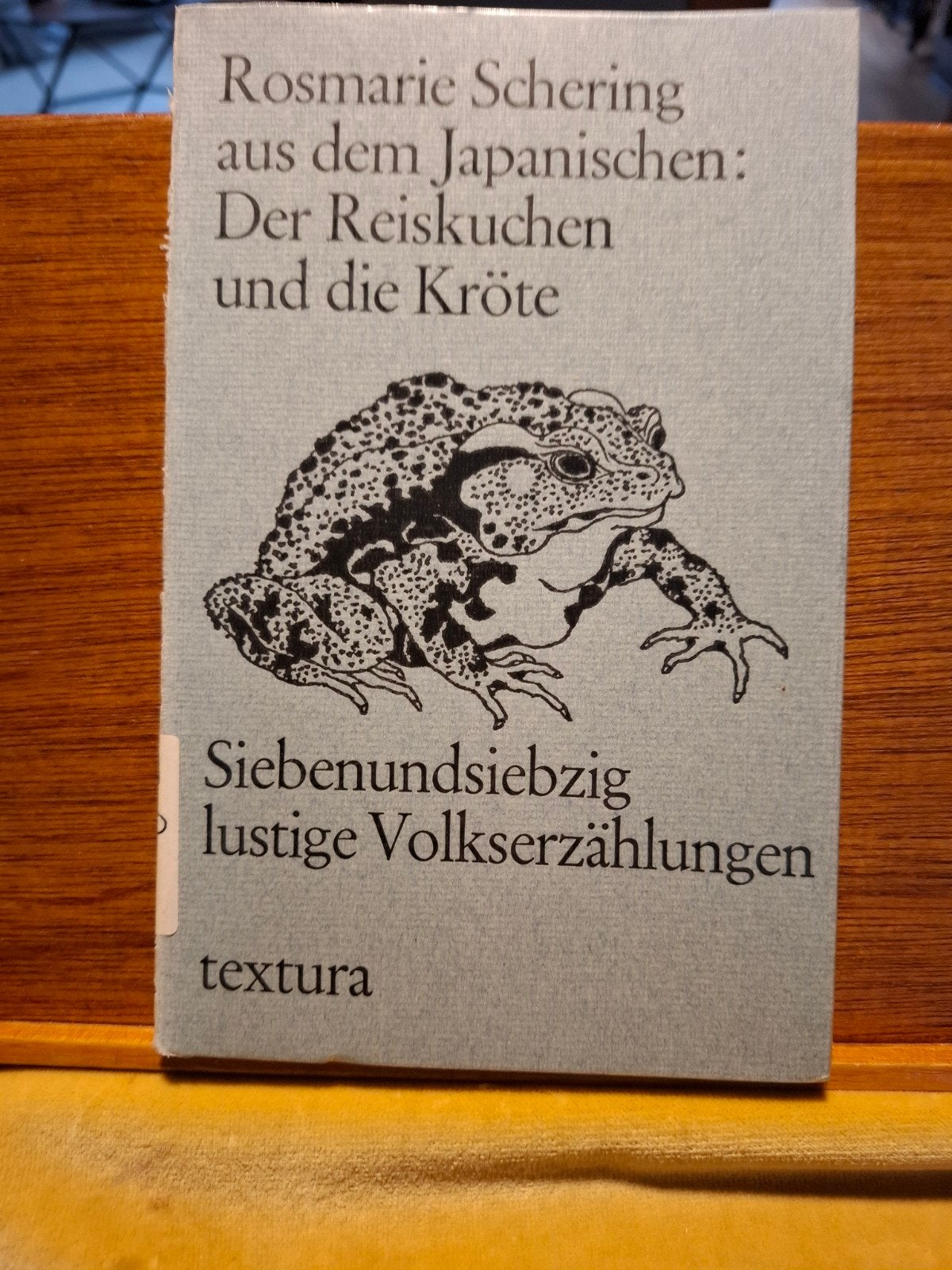 Der Reiskuchen und die Kröte - Japanse volksverhalen, Ophalen of Verzenden, Fictie, Rosmarie Schering, Duits