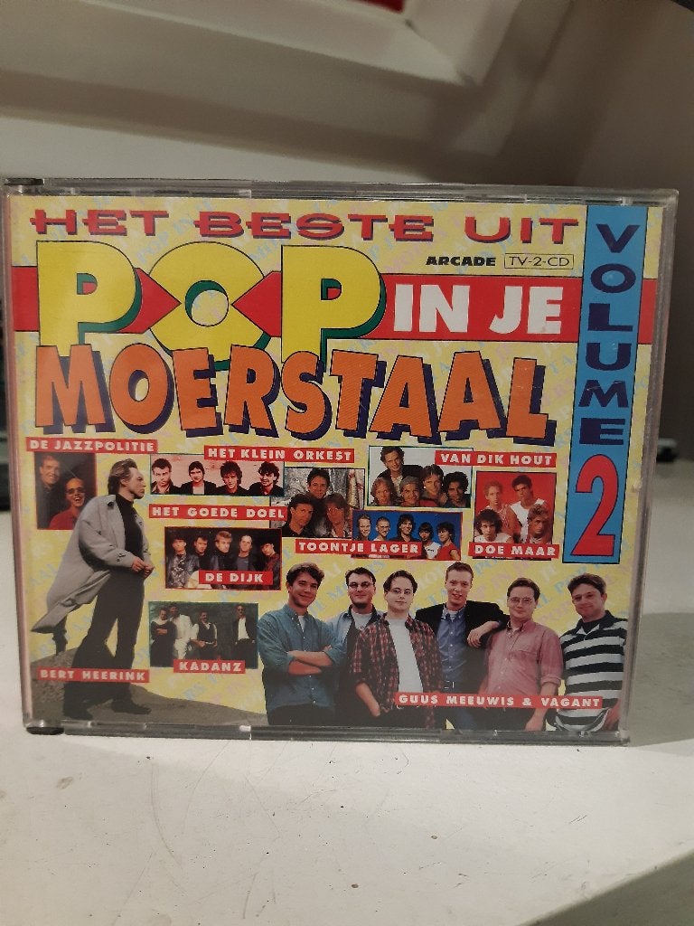 Pop in je moerstaal-2 cd's (Z208-226), Cd's en Dvd's, Ophalen of Verzenden, Zo goed als nieuw, Pop