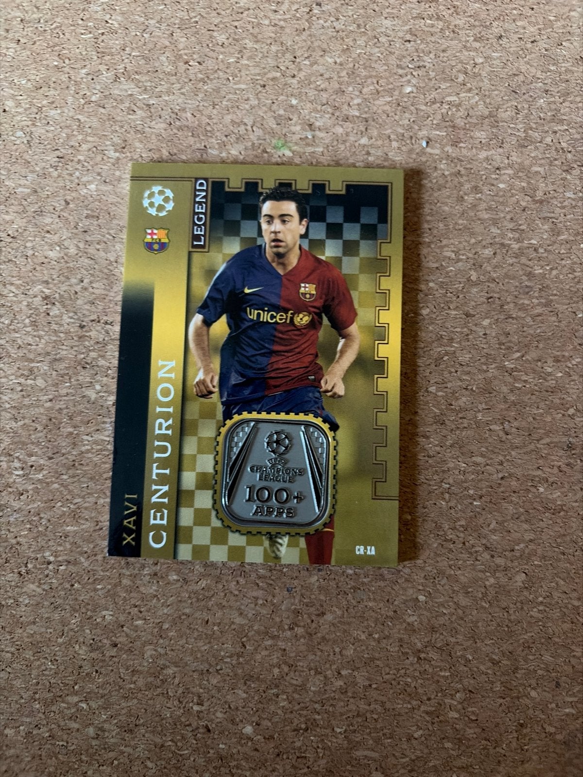 Xavi Centurion Topps Match Attax Champions League Kaart, Ophalen, Gebruikt, Buitenlandse clubs, Spelerskaart