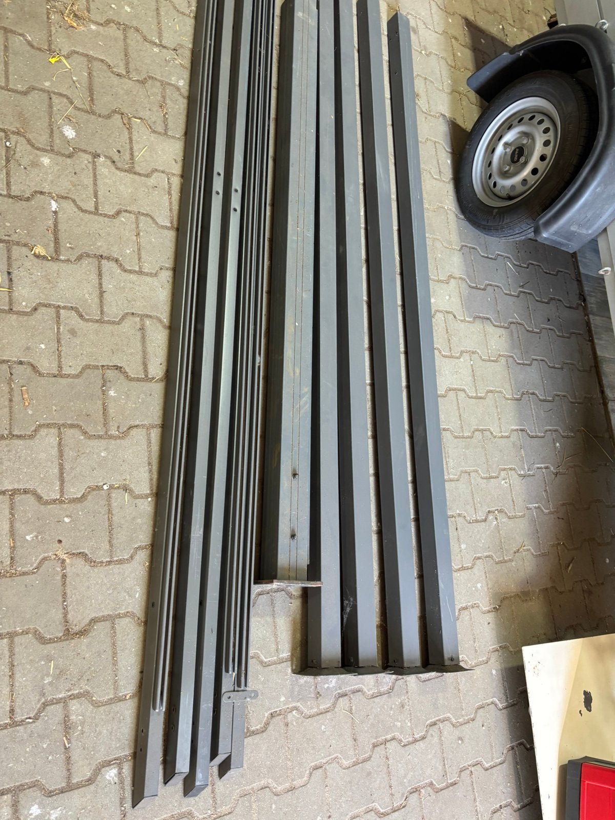 Aluminium buizen, Ophalen, Zo goed als nieuw, Aluminium