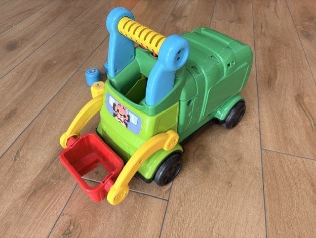 VTech Vrolijke Vormen Vuilniswagen - Loopwagen en Sorteerder, Ophalen of Verzenden, Zo goed als nieuw, 6 maanden tot 2 jaar