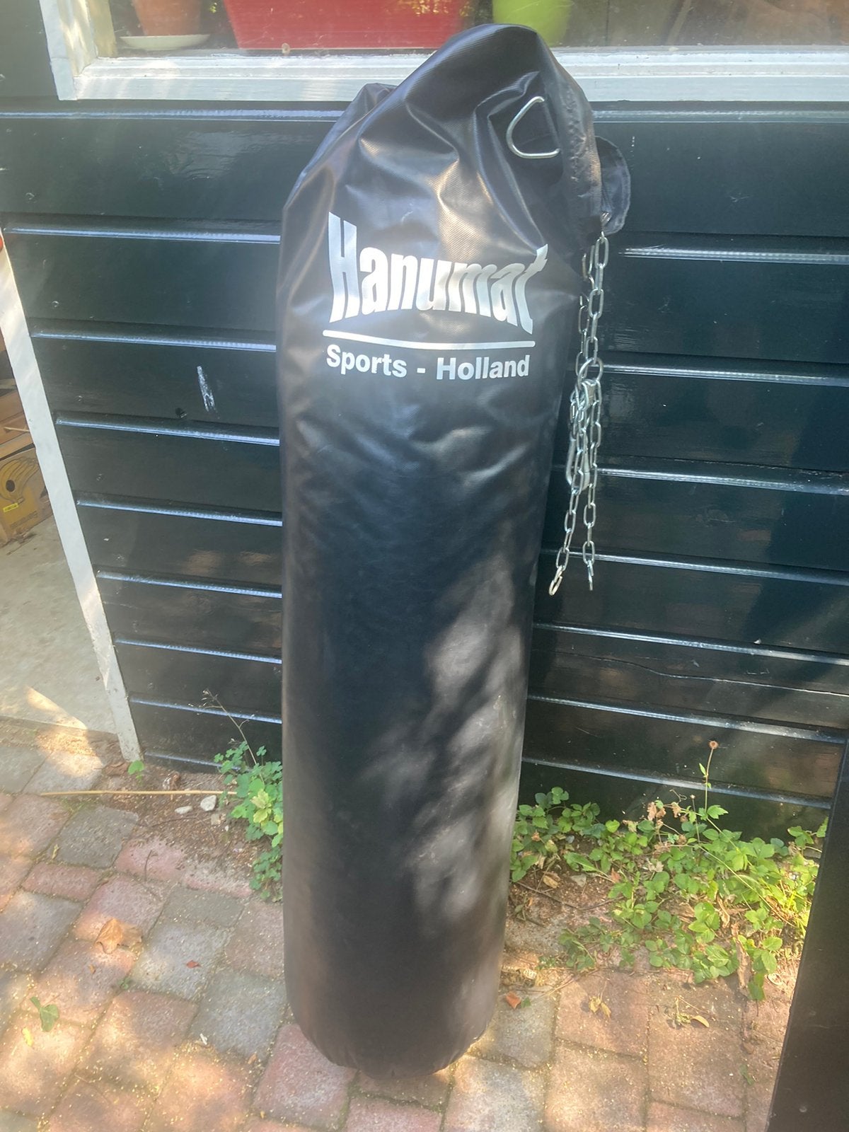 Bokszak met 2 paar handschoenen, Sport en Fitness, Ophalen, Zo goed als nieuw, Bokszak