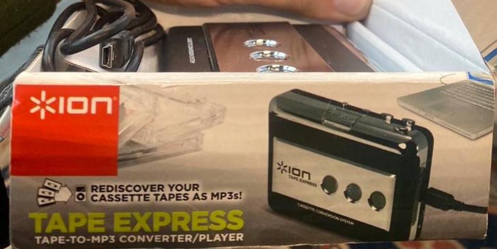 Ion porable cassette recorder anoloog / digitaal, Ophalen of Verzenden, Zo goed als nieuw