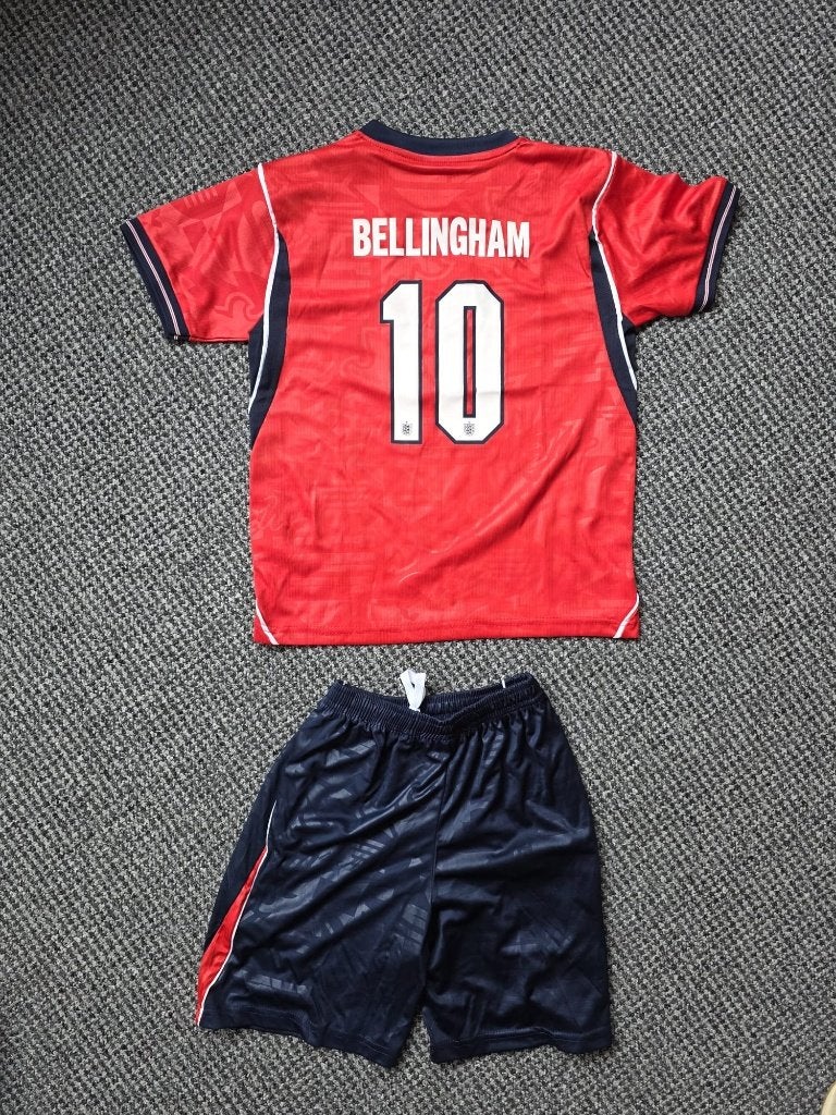 Bellingham #10 Engeland thuis kidsset Maat 134-140 WK 2026, Engeland, Jongen of Meisje, Nieuw, Ophalen of Verzenden