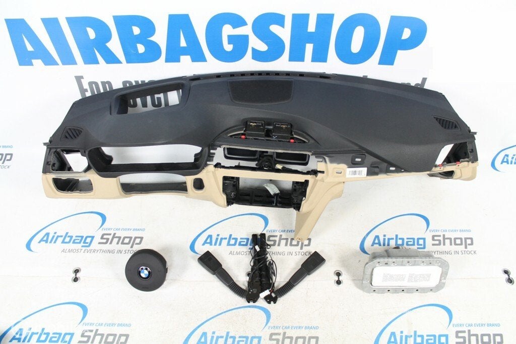Airbag set - Dashboard beige head up M BMW F30 F31 F34