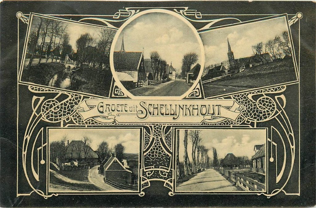 701-244-047 Schellinkhout, Verzenden, Voor 1920, Noord-Holland