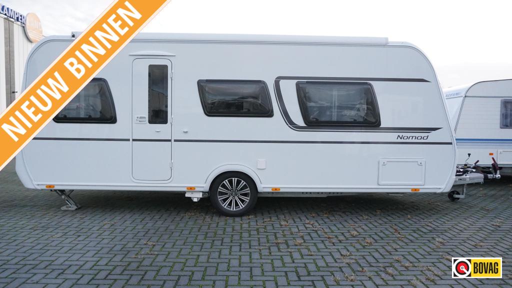 Dethleffs Nomad 530 DR Nieuwstaat ! 1e eig., Caravans en Kamperen, Caravans, Rondzit, Overige typen, Schokbreker, Bedrijf