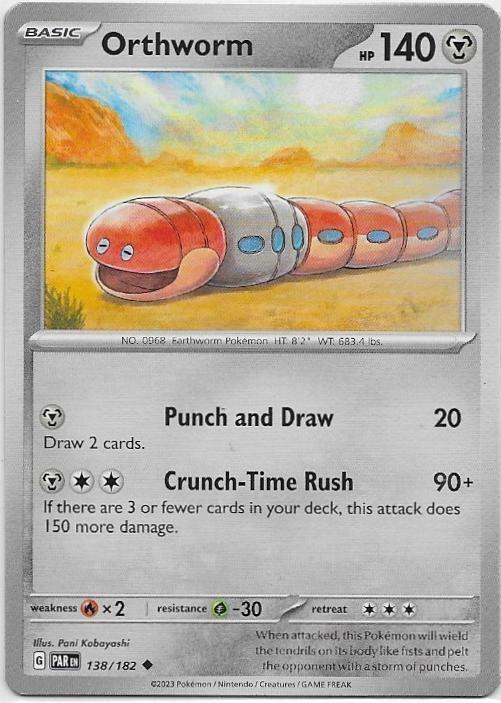 Paradox Rift,  Orthworm [uncommon] 138/182, Verzenden, Nieuw, Losse kaart