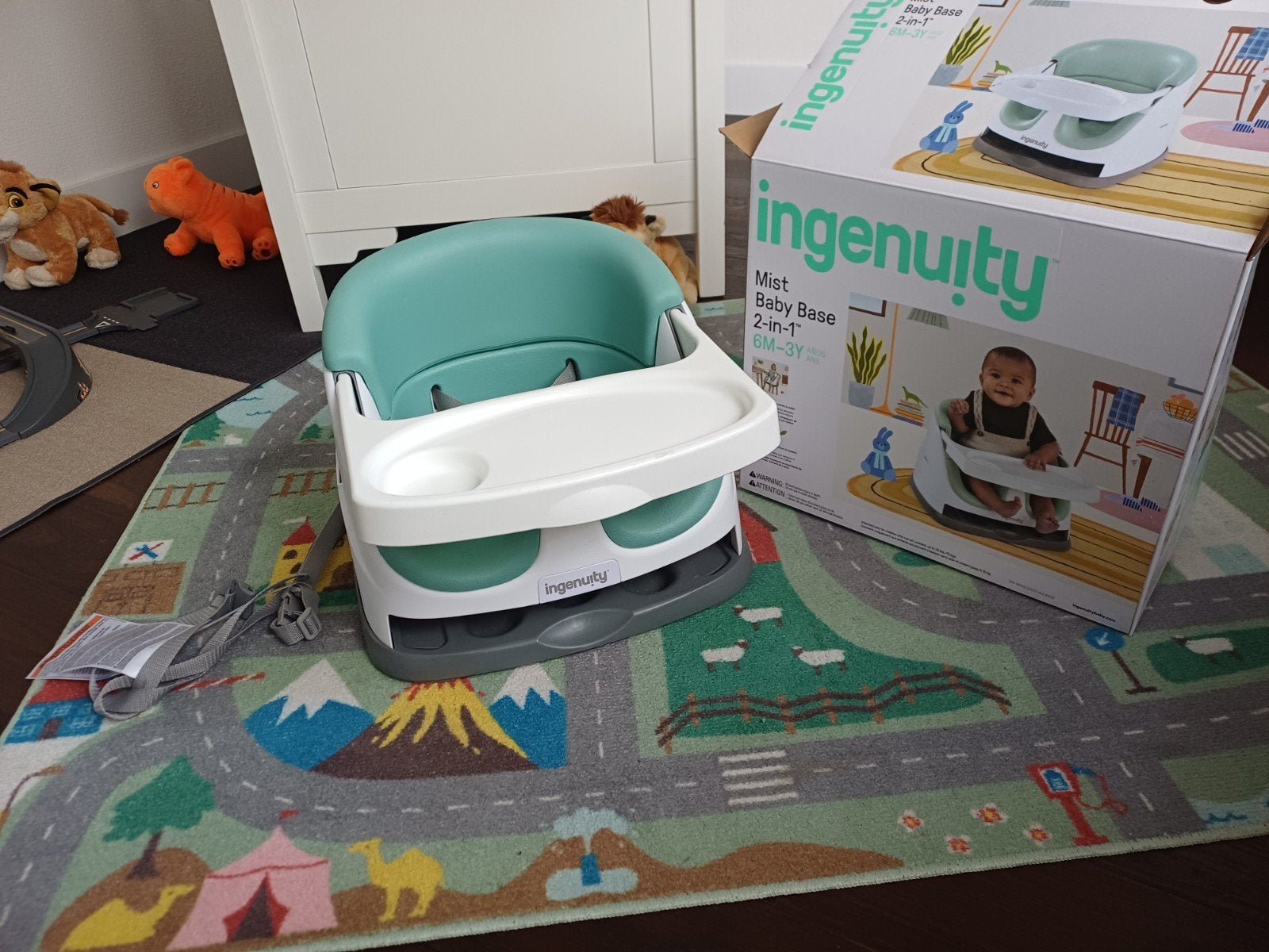 Ingenuity Baby Base 2-in-1 Zitje - Zo goed als nieuw, Ophalen, Zo goed als nieuw, Overige typen, Afneembaar eetblad