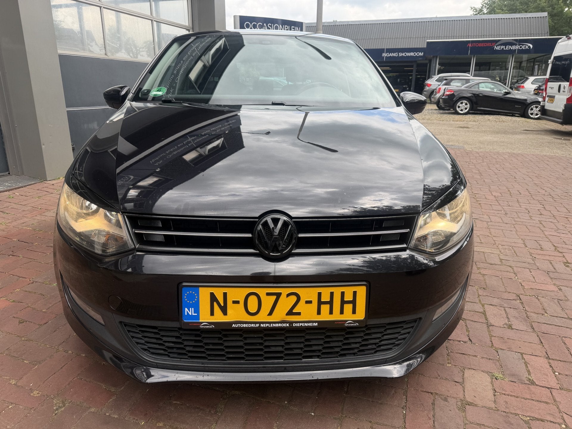 Volkswagen Polo 1.4-16V Highline Navi,Cruise,Cv,Electr.ramen, Voorwielaandrijving, Zwart, 4 cilinders, Zwart