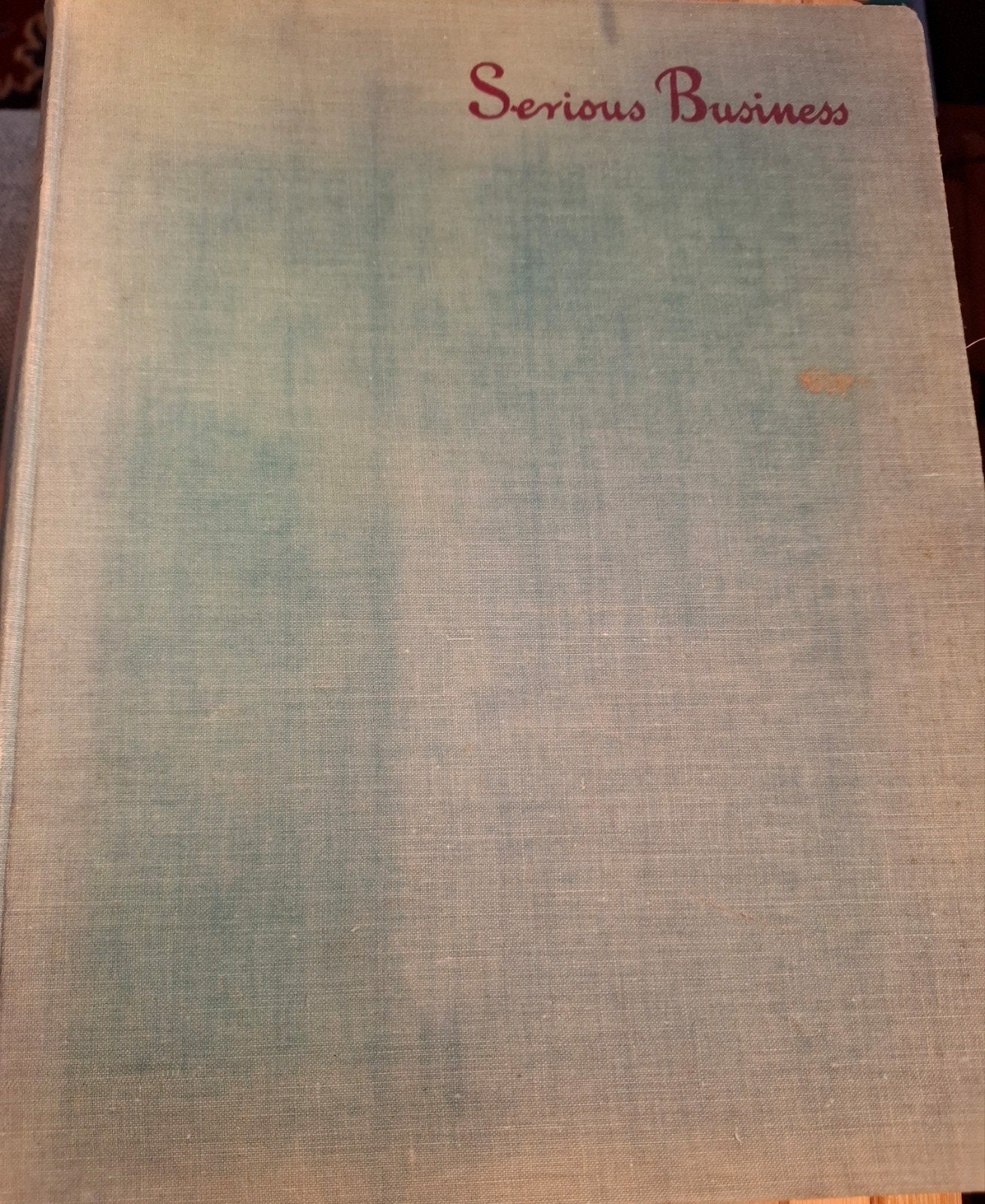Serious Business - Vintage Boek 1937, J.H. Dowd drawings, Verzenden