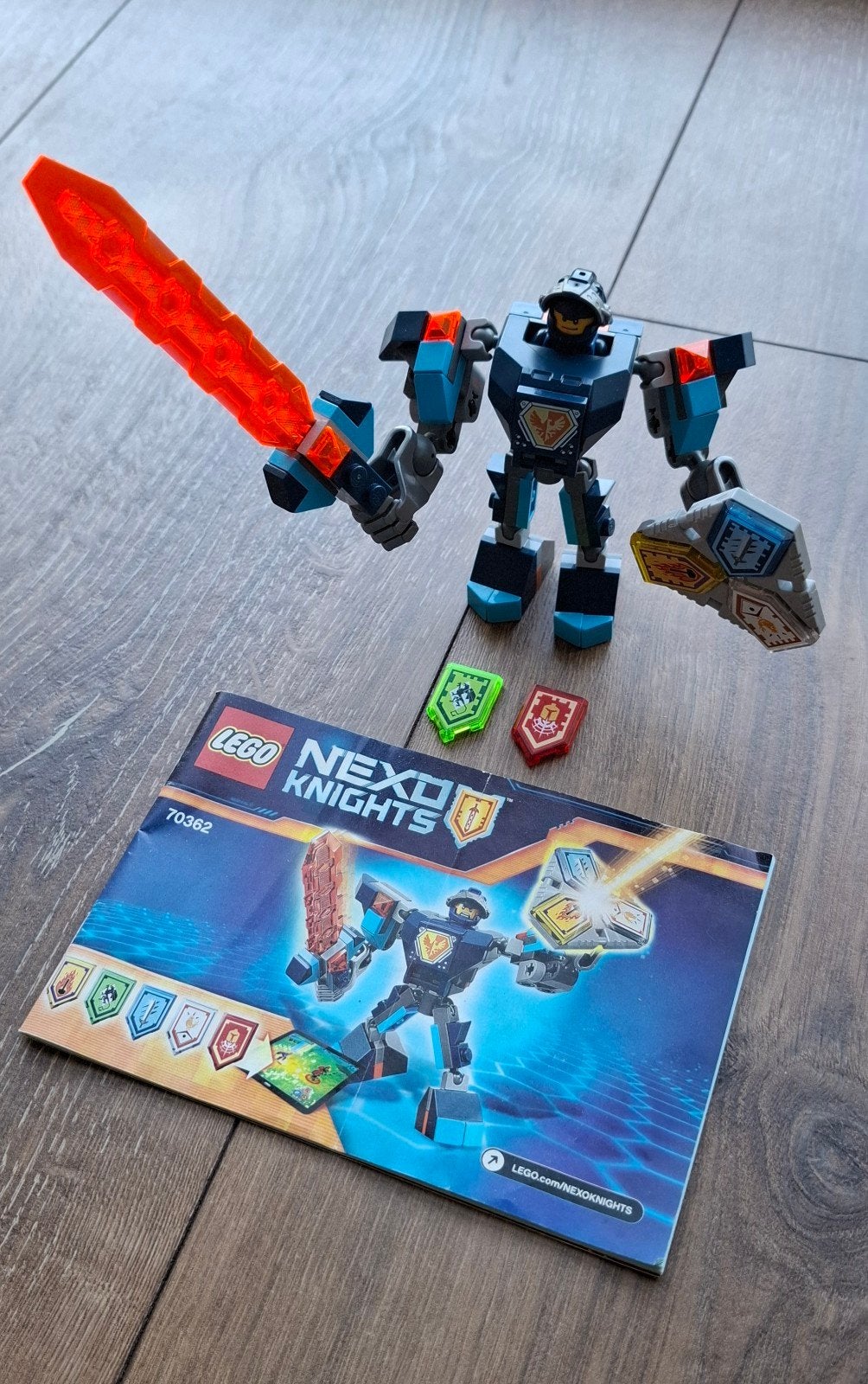 Lego Nexo Knights, Strijdharnas Clay, 70362, Overige thema's, Lego, Overige typen, Ophalen of Verzenden