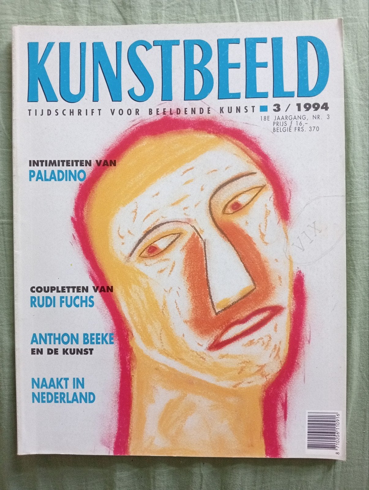 Kunstbeeld Tijdschrift 3/1994 - Paladino, Beeke, Fuchs, Boeken, Ophalen of Verzenden, Gelezen, Overige typen