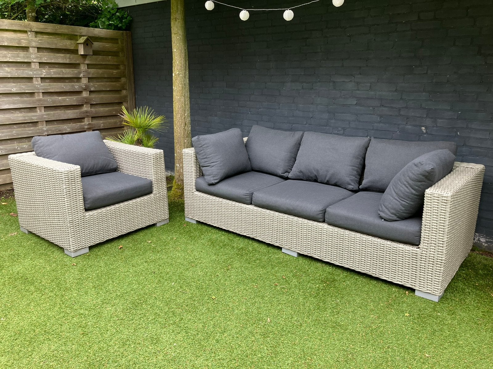 Loungeset / tuinset Garden Collections, Tuin en Terras, Ophalen, 4 zitplaatsen, Zo goed als nieuw, Loungeset
