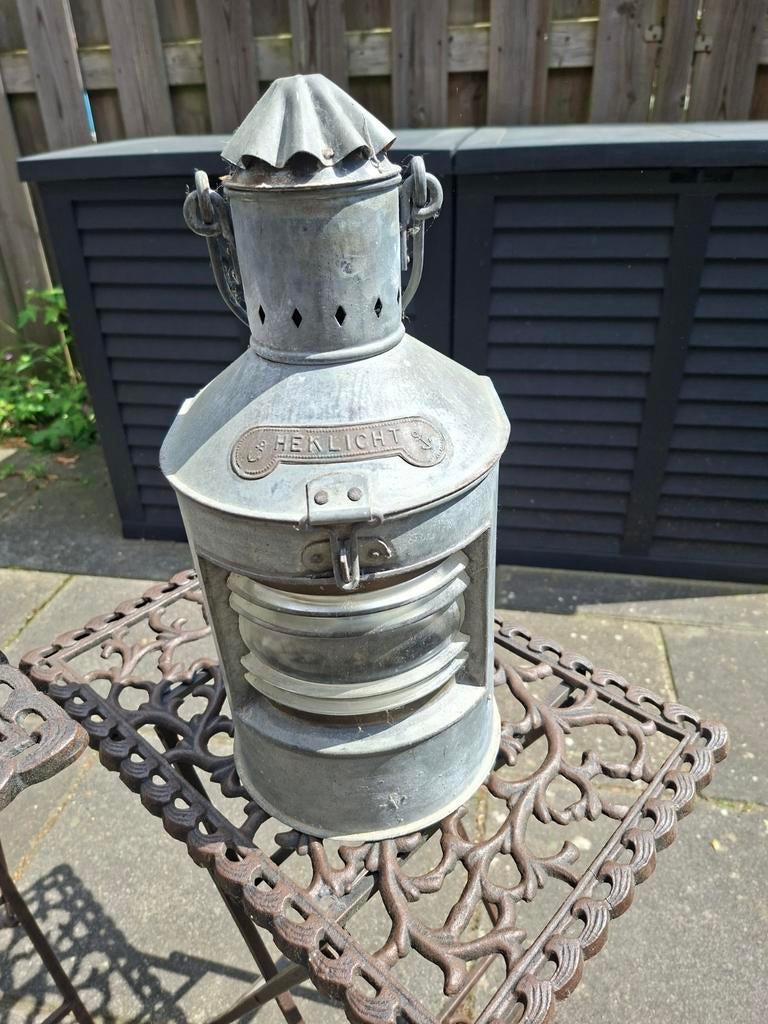 Antiek Heklicht Scheepslamp - Authentiek en Robuust, Ophalen