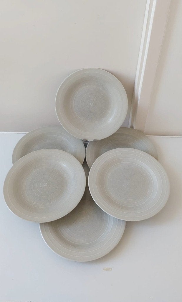 Vintage 90s Ikea design diner borden Swirl – Anne Nilsson, Eu, Eu, Ophalen of Verzenden, Zo goed als nieuw