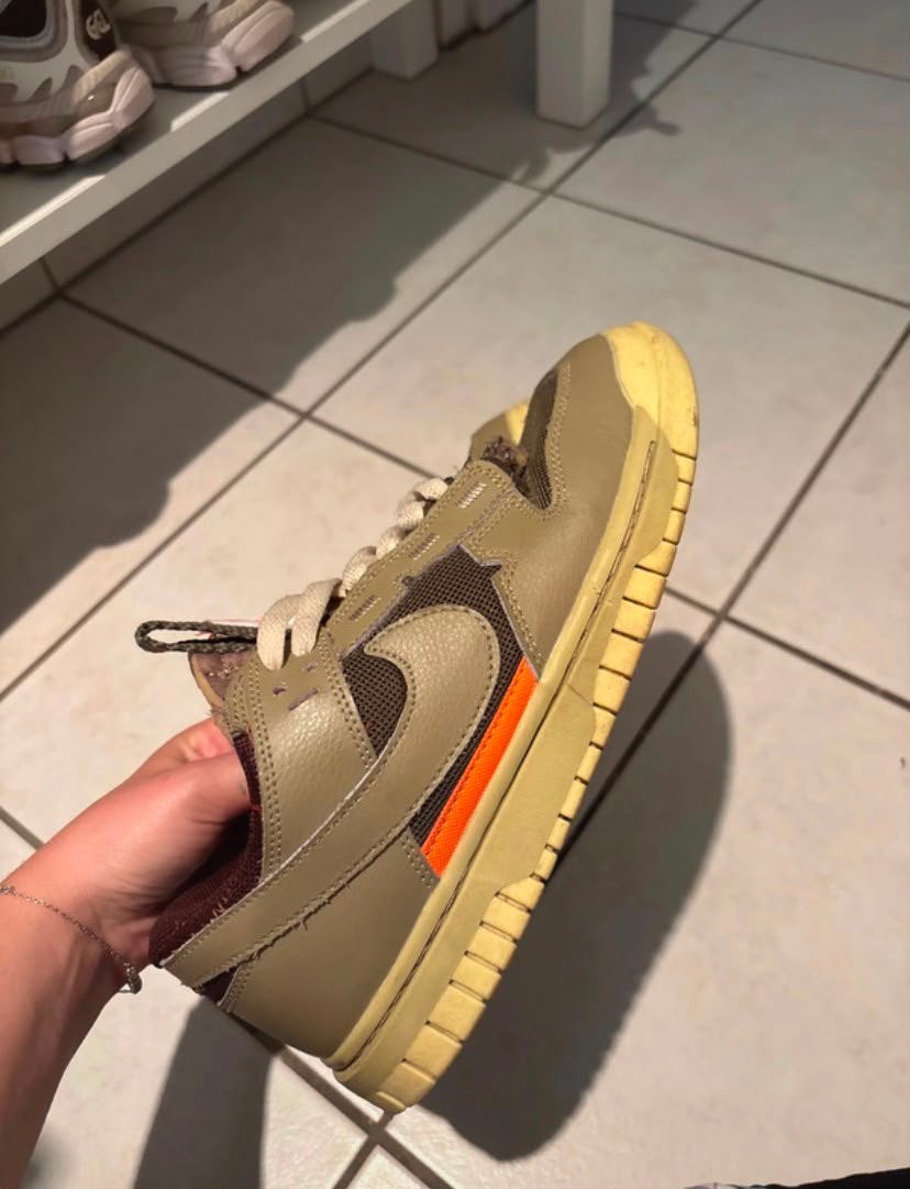 Jumbo green olive sneakers, Verzenden, Wandelschoenen, Zo goed als nieuw, Groen