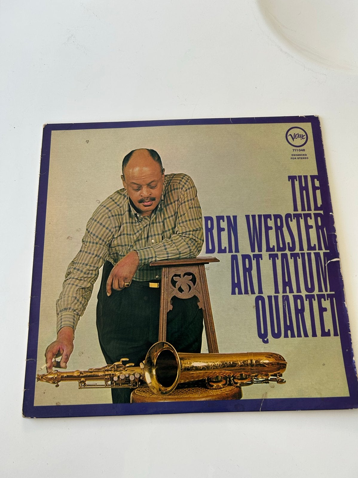 Ben Webster Art Tatum Quartet LP - Jazz Klassieker, LP, Gebruikt, Ophalen of Verzenden, 12 inch