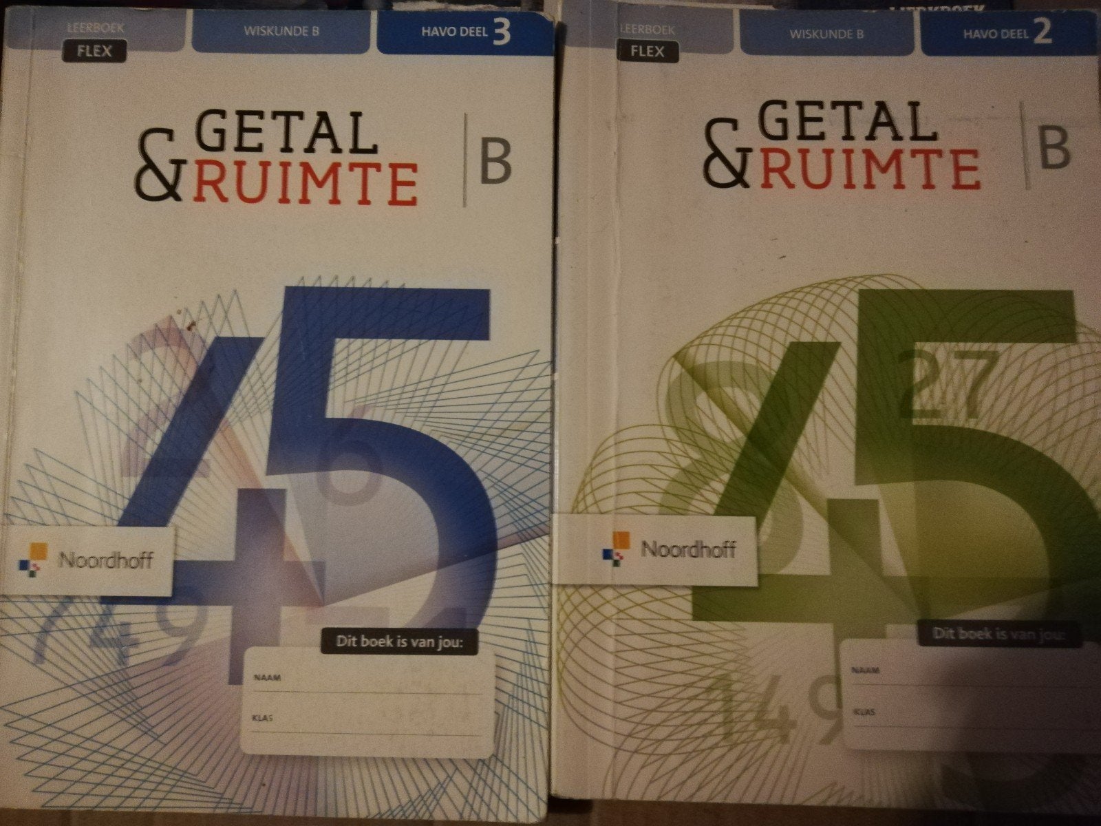 Getal en ruimte Havo wiskunde B, Boeken, Ophalen, Zo goed als nieuw