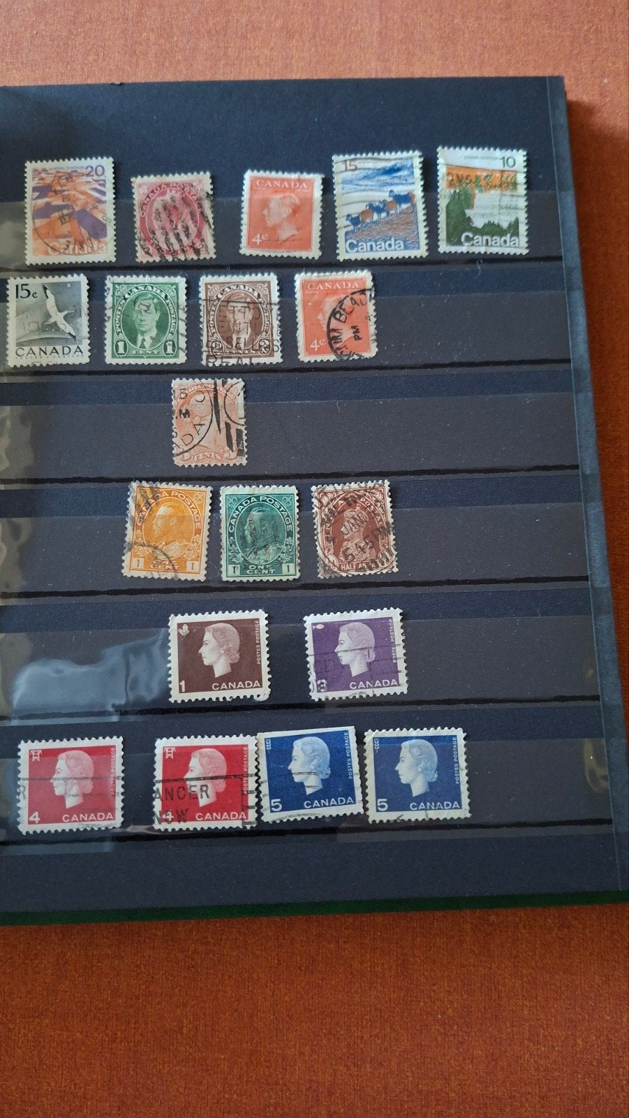 postzegels gestempeld  Canada, Postzegels en Munten, Postzegels | Volle albums en Verzamelingen, Ophalen of Verzenden, Buitenland