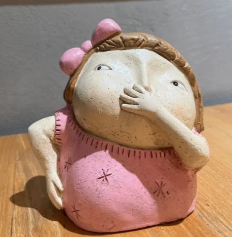 Beeldje voor het toilet Meisje groot, Verzamelen, Beelden en Beeldjes, Ophalen of Verzenden, Nieuw, Mens