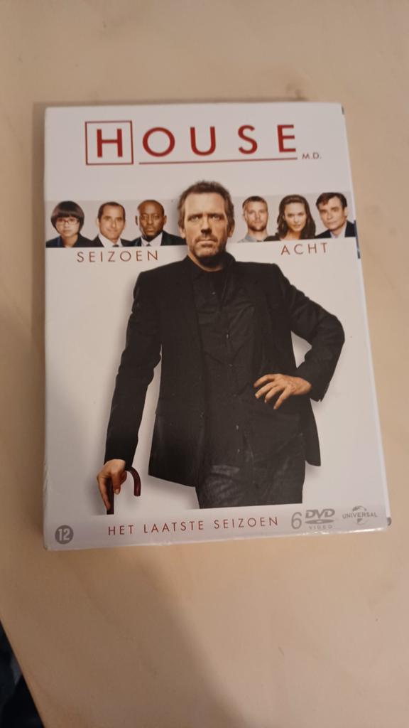 House M.D. Seizoen 8 DVD - Het Laatste Seizoen, Vanaf 12 jaar, Ophalen of Verzenden, Zo goed als nieuw, Drama