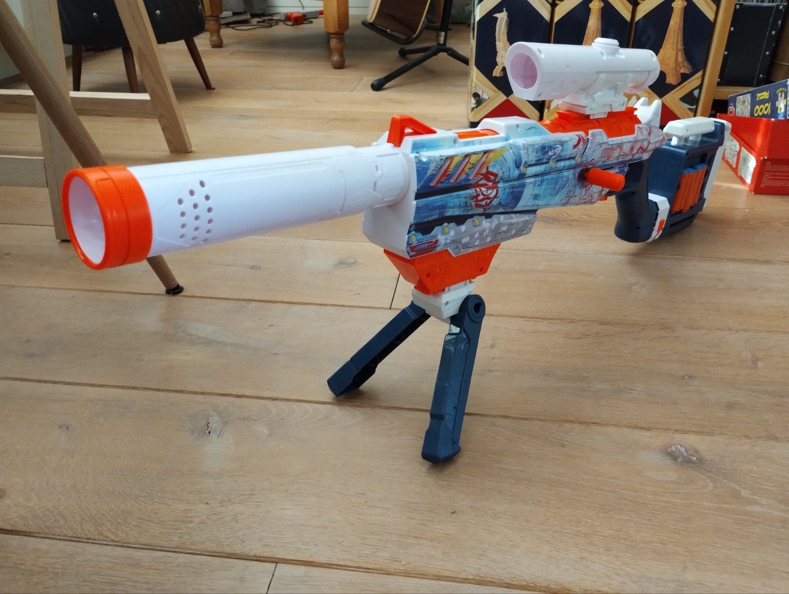Nerf Modulus Recon MKII Blaster met accessoires, Ophalen, Zo goed als nieuw, Jongen of Meisje