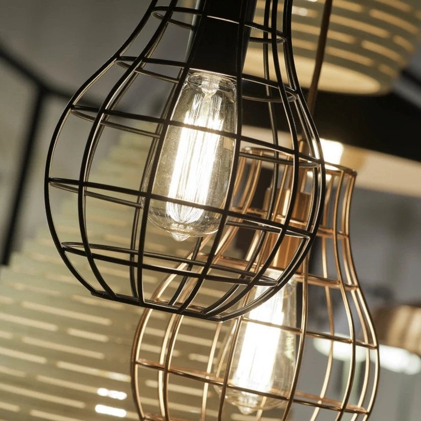 2x It’s about Romi Pittsburgh hanglamp zwart, Ophalen of Verzenden, Zo goed als nieuw, Metaal, E27 (groot)