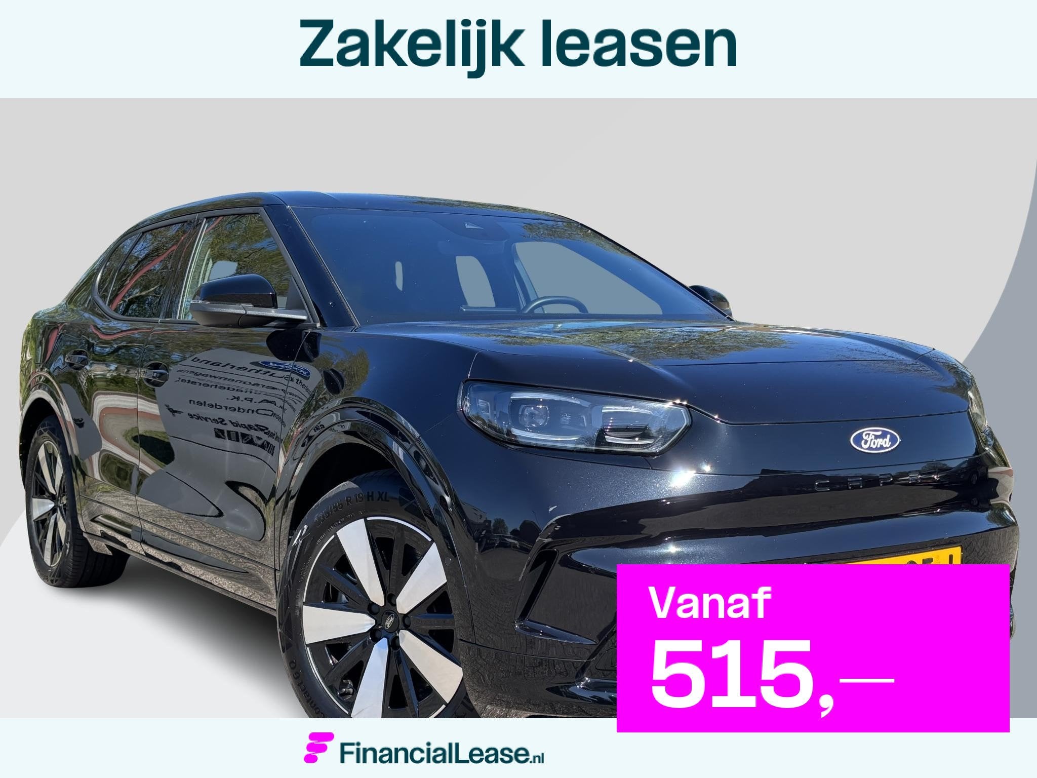 Ford Capri Extended Range RWD 77 kWh 286pk | Massage Stoelen, Automaat, Achterwielaandrijving, Leder en Stof, Zwart