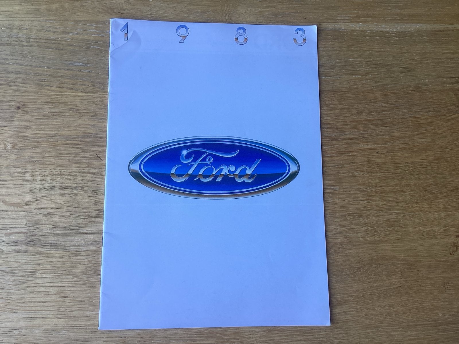 Ford Mustang Thunderbird brochure 1983, Ophalen of Verzenden, Zo goed als nieuw, Ford