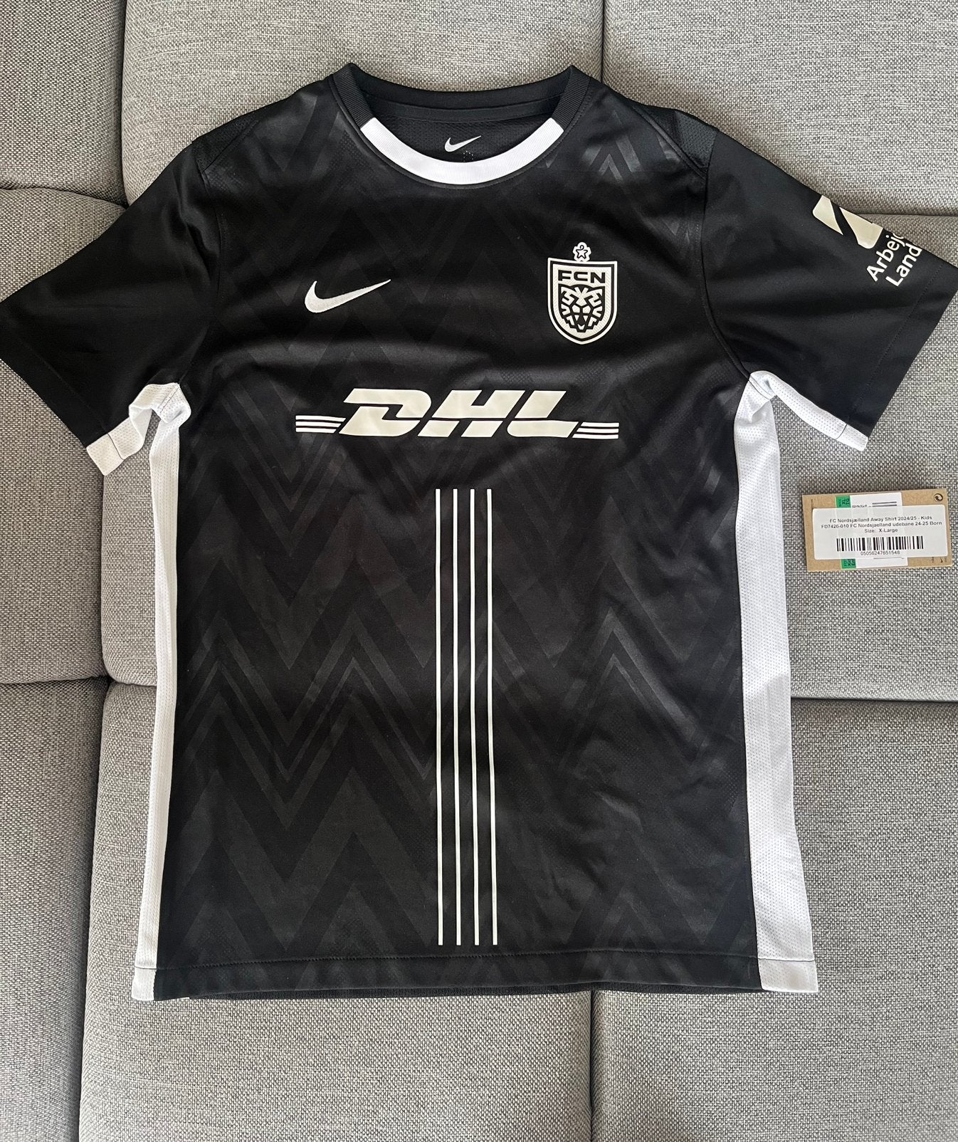 Nieuw Origineel Nike FC Nordsjaelland Shirt 24-25 158-170/XS, Ophalen of Verzenden, Nieuw, Maat 46 (S) of kleiner, Zwart