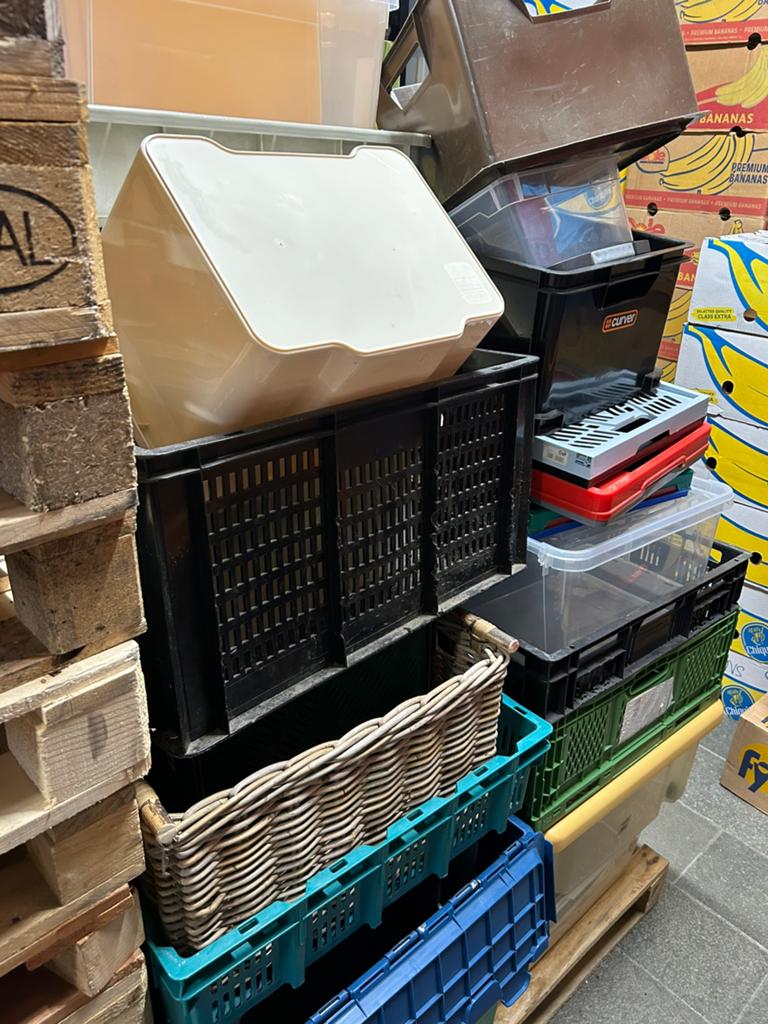 Partij kratten en kisten, Ophalen, Gebruikt, ., Minder dan 35 cm