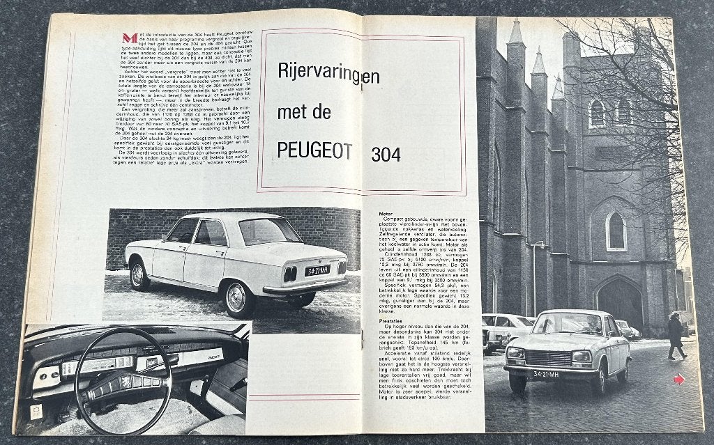 Peugeot 304 test in Autokampioen 1970, Gelezen, Ophalen of Verzenden, Autokampioen, Peugeot