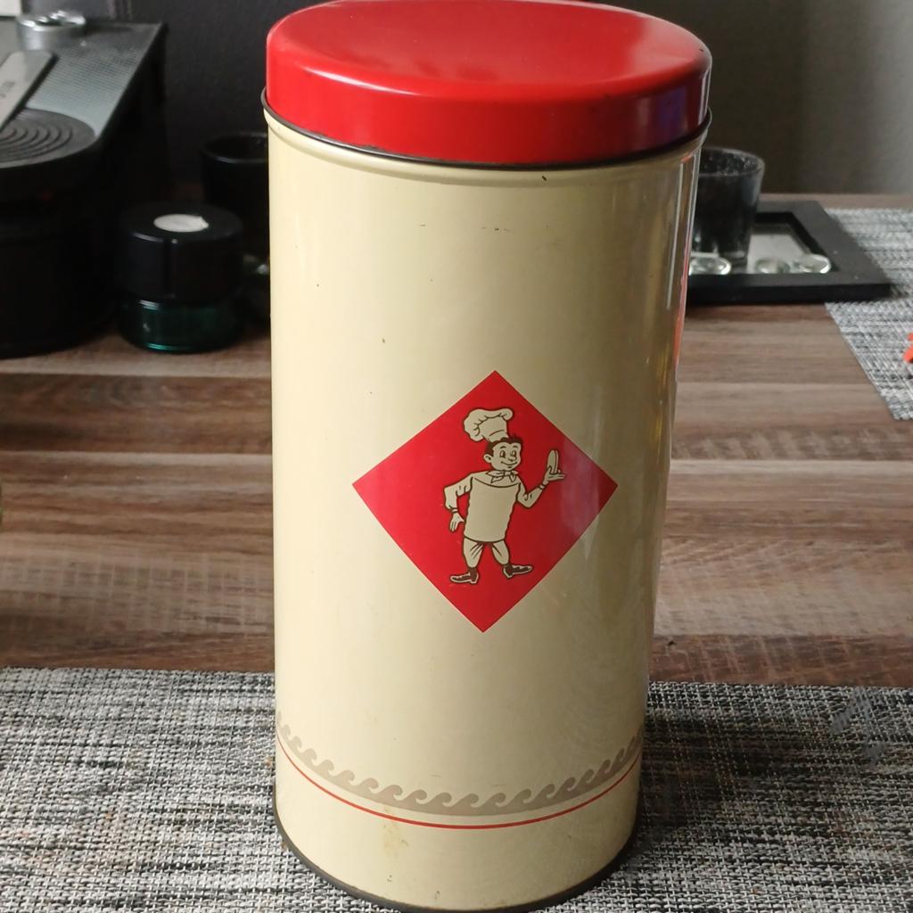 Vintage Bolletje beschuit/voorraadbus, Ophalen of Verzenden