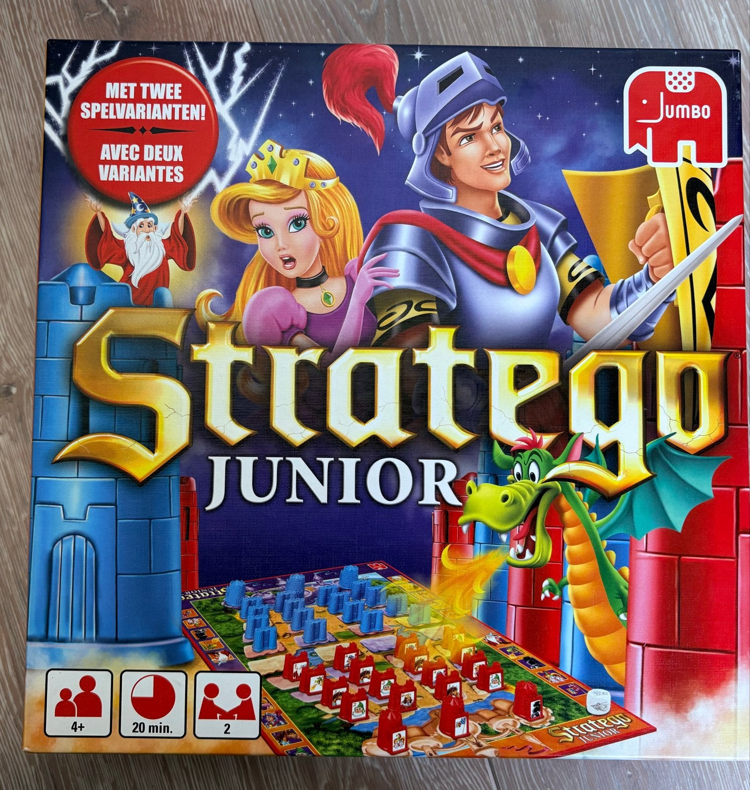 Stratego Junior Bordspel - Jumbo, Een of twee spelers, Ophalen of Verzenden, Zo goed als nieuw
