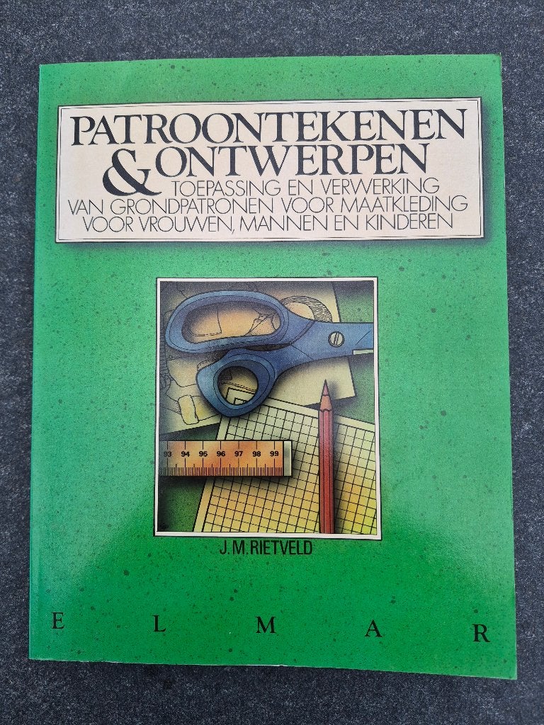 Patroontekenen & Ontwerpen - J.M. Rietveld, Boeken, Ophalen of Verzenden, Zo goed als nieuw, Overige onderwerpen, J.M. Rietveld