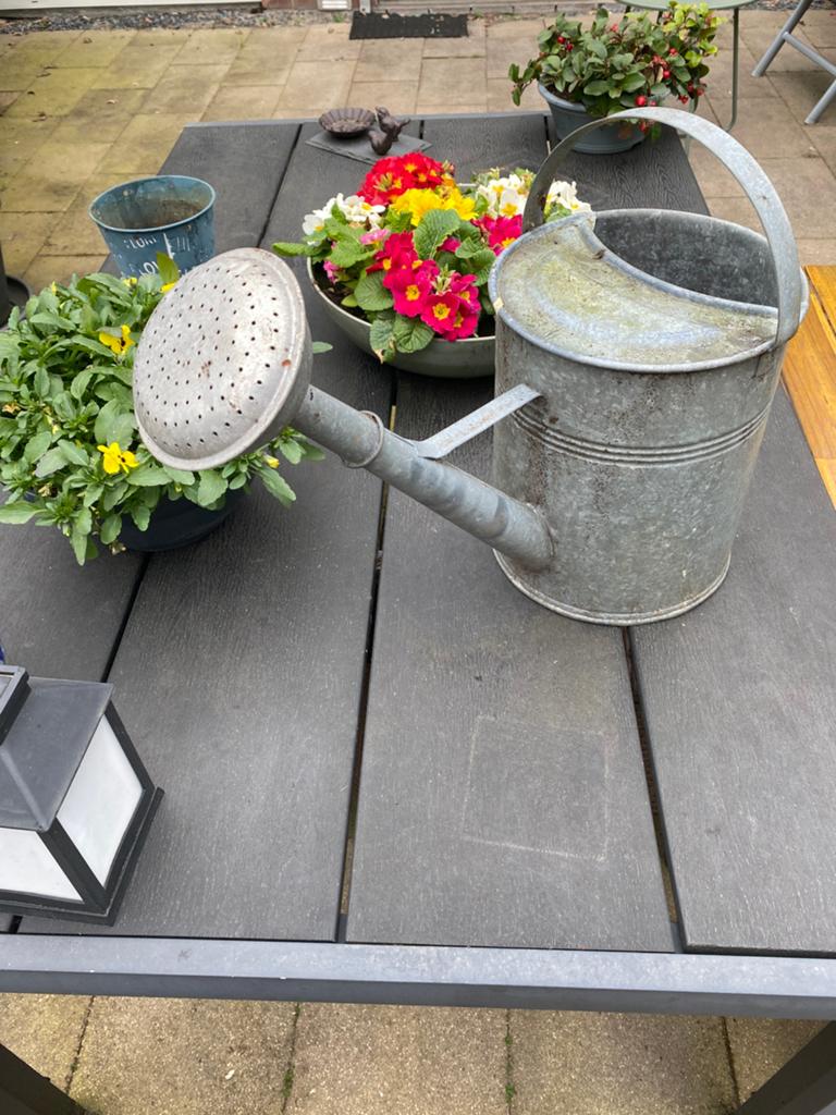 Zinken GIETER/ inhoud circa 10 liter, Ophalen of Verzenden, Gebruikt, Overige materialen