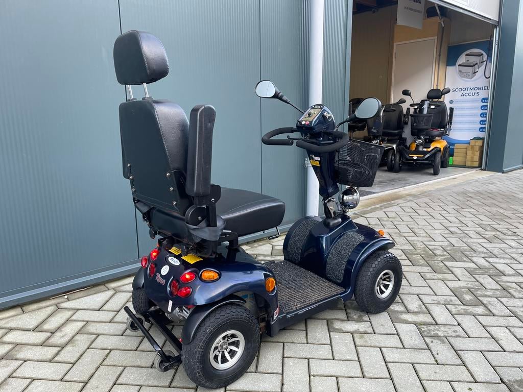 Leuke scootmobiel Freerider Tiger 4, Gebruikt, Mango, Ophalen of Verzenden, 26 t/m 35 km