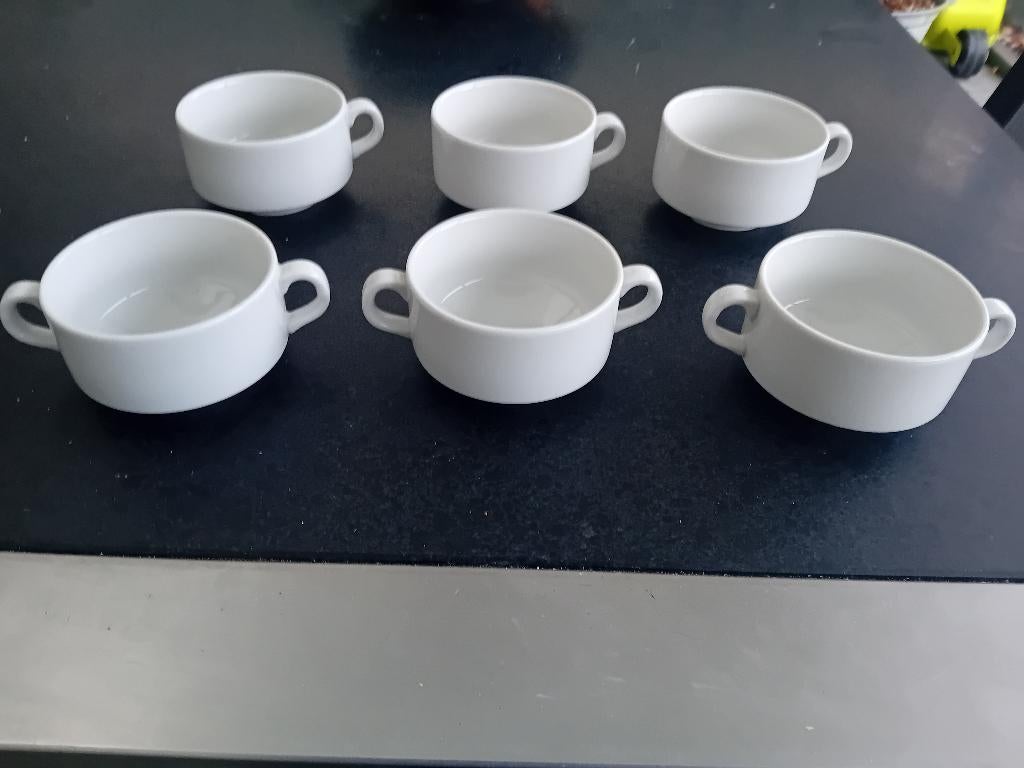6 X MOSA MAASTRICHT soepkom/zgan/soep kom /soepkop/ retro, Huis en Inrichting, Keuken | Servies, Ophalen of Verzenden, Zo goed als nieuw