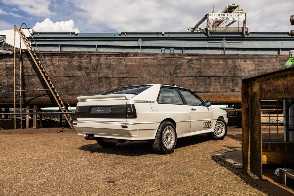 Audi Quattro Ur 2.2 Turbo (200pk) 1988 | MB Motor | Alpinwei, Gebruikt, Zwart, Wit, 2226 cc