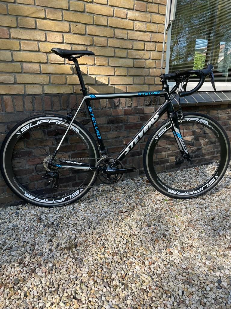 Stevens stelvio racefiets maat 58, 28 inch, Gebruikt, Velgrem, 57 tot 61 cm