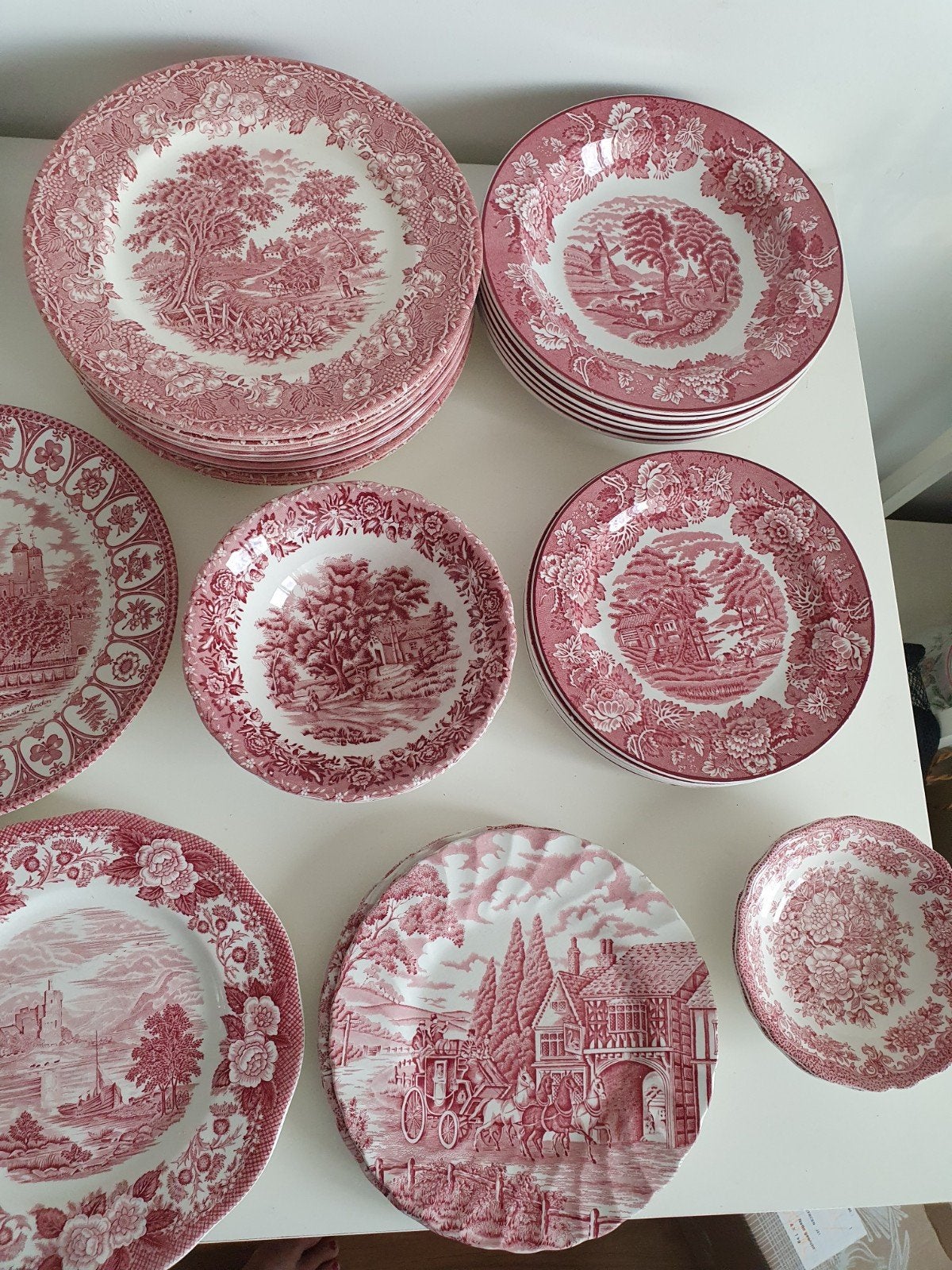 Antiek Engels servies, Wood & Sons. Myott 33 stuks.Nieuw, Ophalen of Verzenden