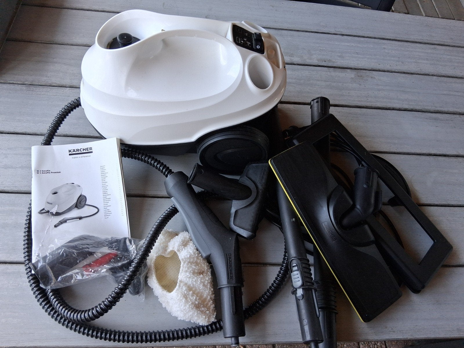 Karcher Stoomcleaner SC 3 EasyFix, Witgoed en Apparatuur, Stoomapparaten, Ophalen of Verzenden, Zo goed als nieuw, Stoomreiniger