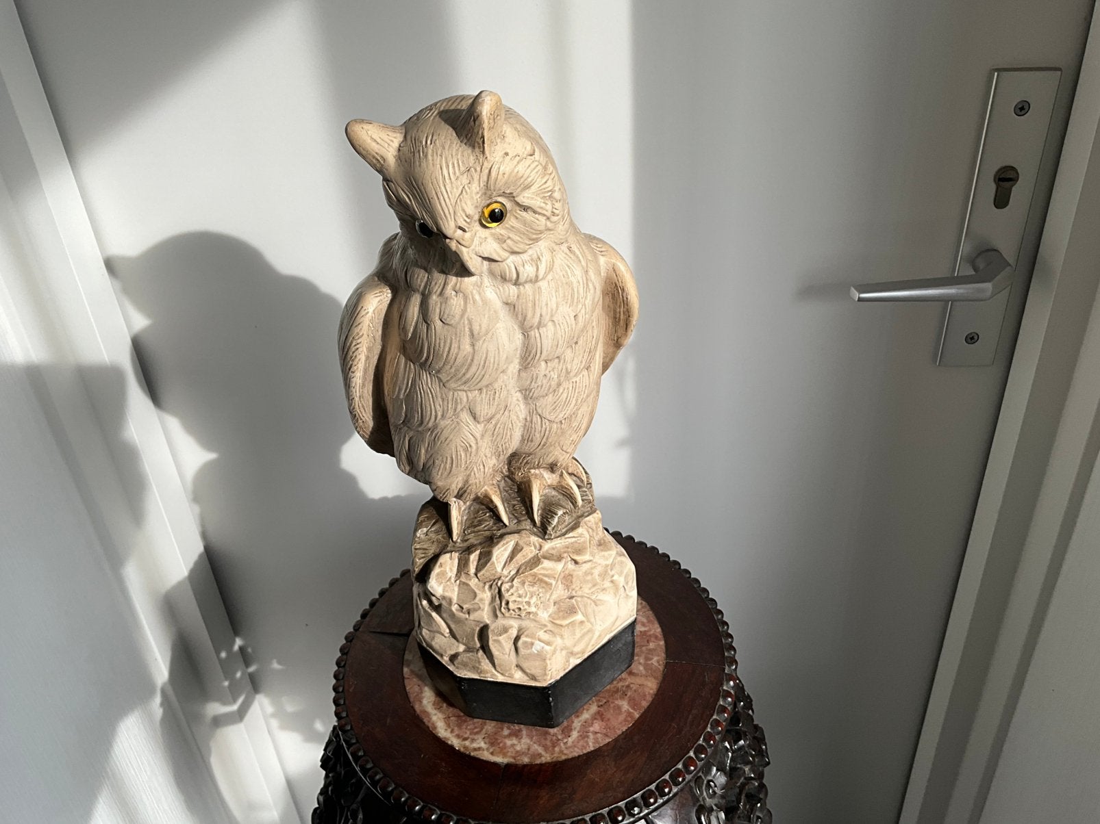 Uil keramiek/terracota ?, Verzamelen, Dierenverzamelingen, Ophalen of Verzenden, Gebruikt, Overige soorten, Overige typen