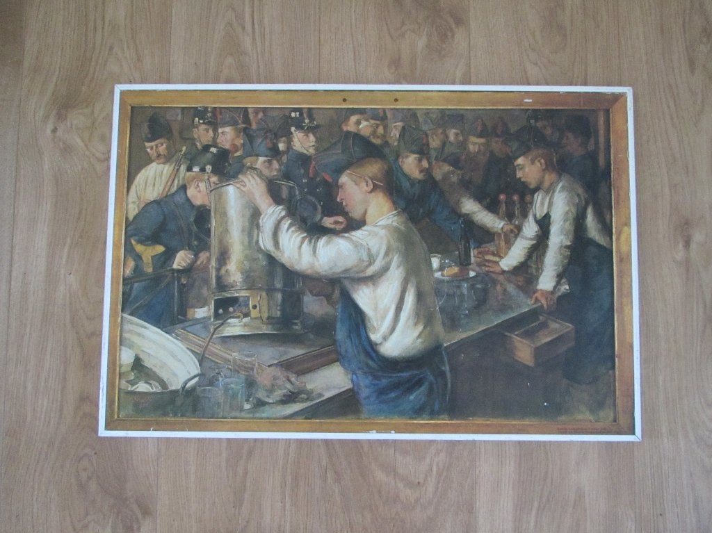 kalenderplaat Naarden ( in de MESS), Ophalen, 1920 tot 1940, Noord-Holland
